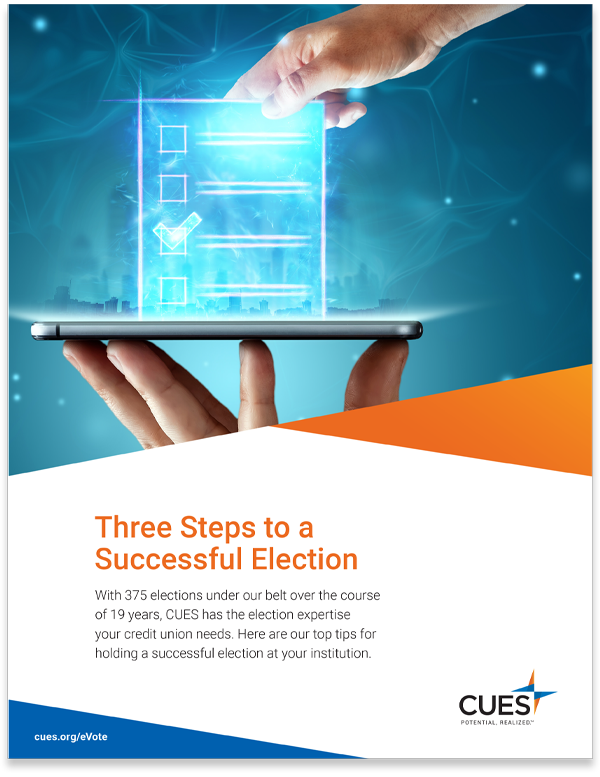 Three Steps to a Successful Election